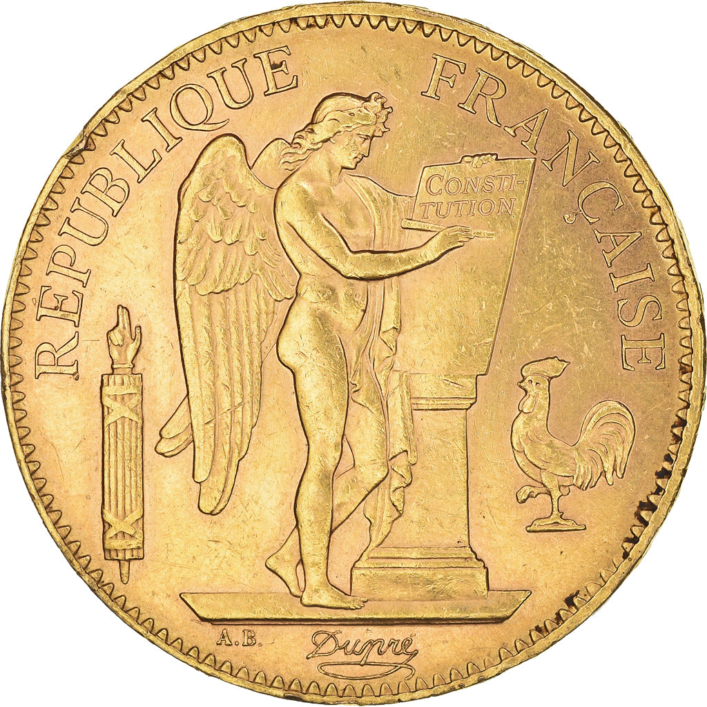 Moneta, Francia, Génie, 100 Francs, 1904, Paris, BB+, Oro, KM:832, Gadoury:1137