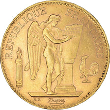 Moneta, Francia, Génie, 100 Francs, 1904, Paris, BB+, Oro, KM:832, Gadoury:1137