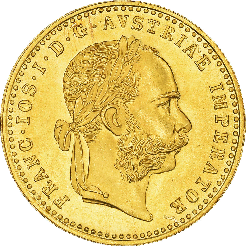 Coin, Austria, Franz Joseph I, Ducat, 1915, Restrike, MS(63), Gold, KM:2267