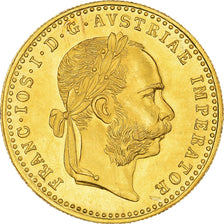Coin, Austria, Franz Joseph I, Ducat, 1915, Restrike, MS(63), Gold, KM:2267