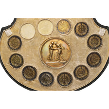 Francia, Love Token, Treizain, Coffret de Mariage, 1846, SPL-, Argento