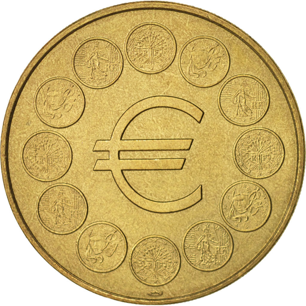 France, Token, Touristic token, 75/ Logo Euro - Thomas Cook Bankers, Arts &