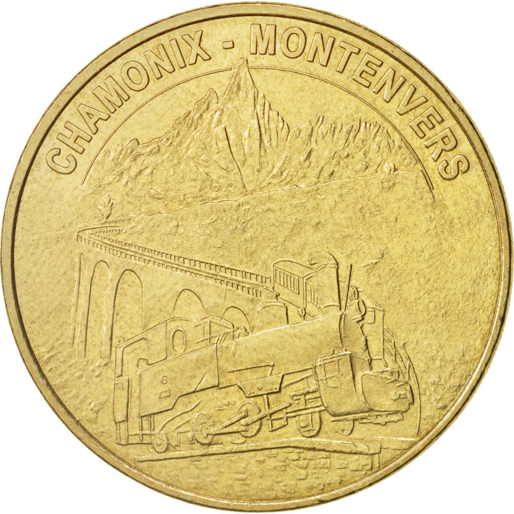 Francia, Token, Jetón turístico, 74/ Chamonix-Montenvers - Locomotive, Arts &