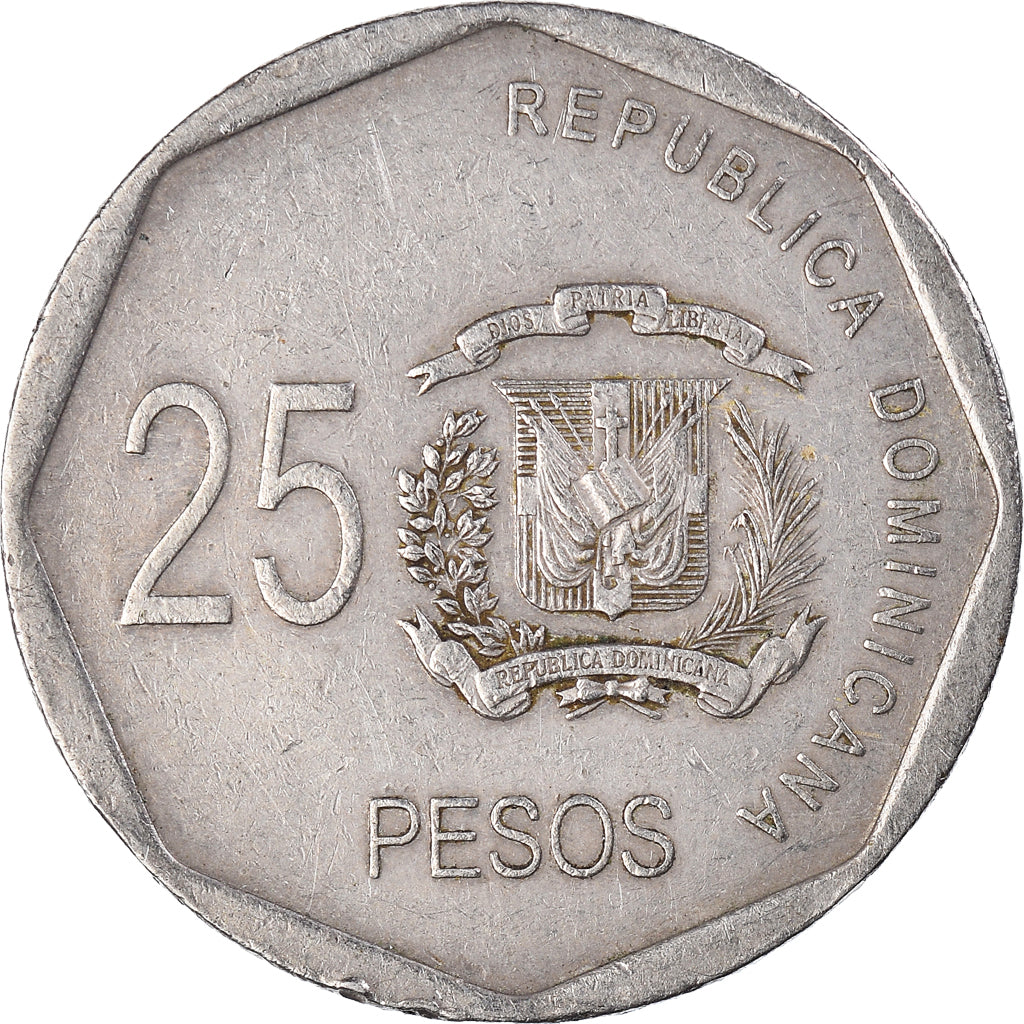 Münze, Dominican Republic, 25 Pesos, 2008