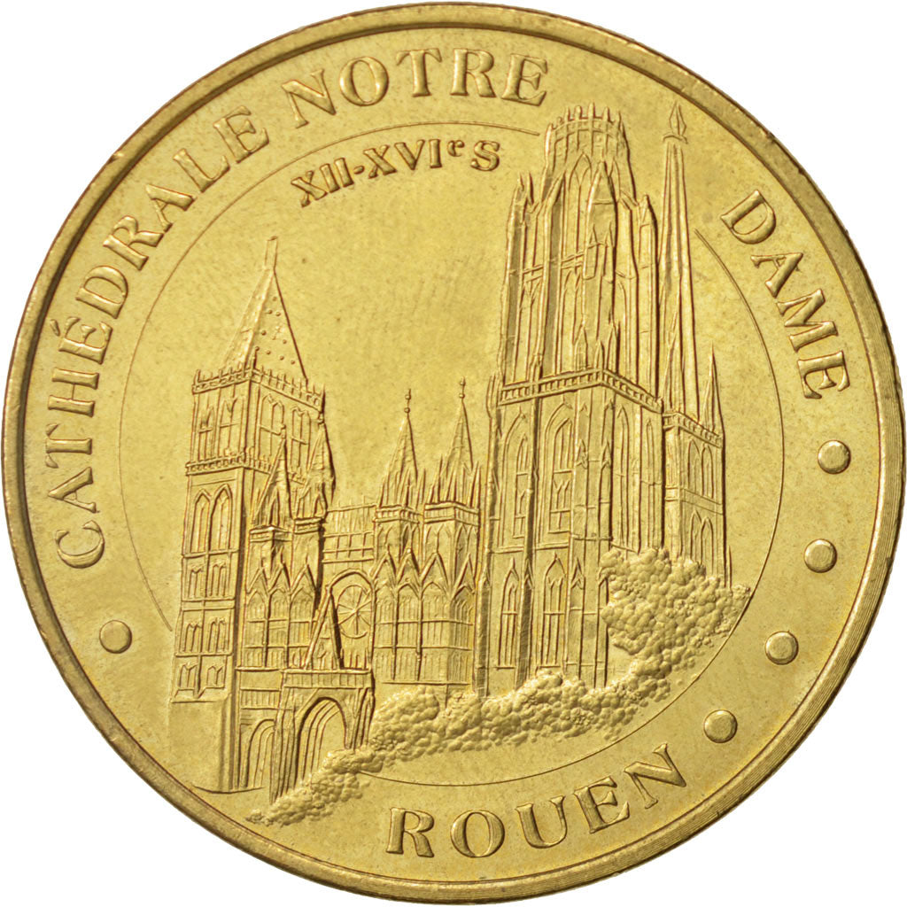 Francia, Token, Touristic token, 76/ Cathédrale Notre-Dame - Rouen, Arts & C...