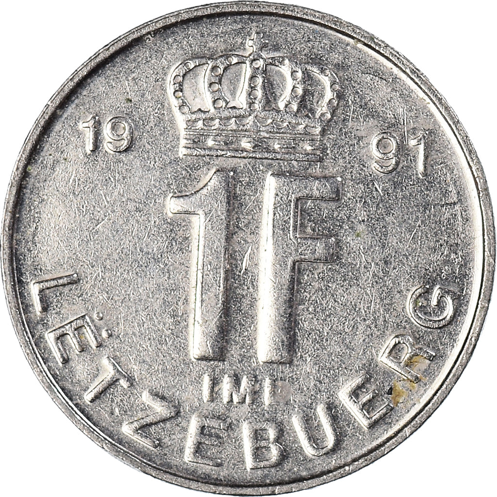 Munten, Luxemburg, Franc, 1991