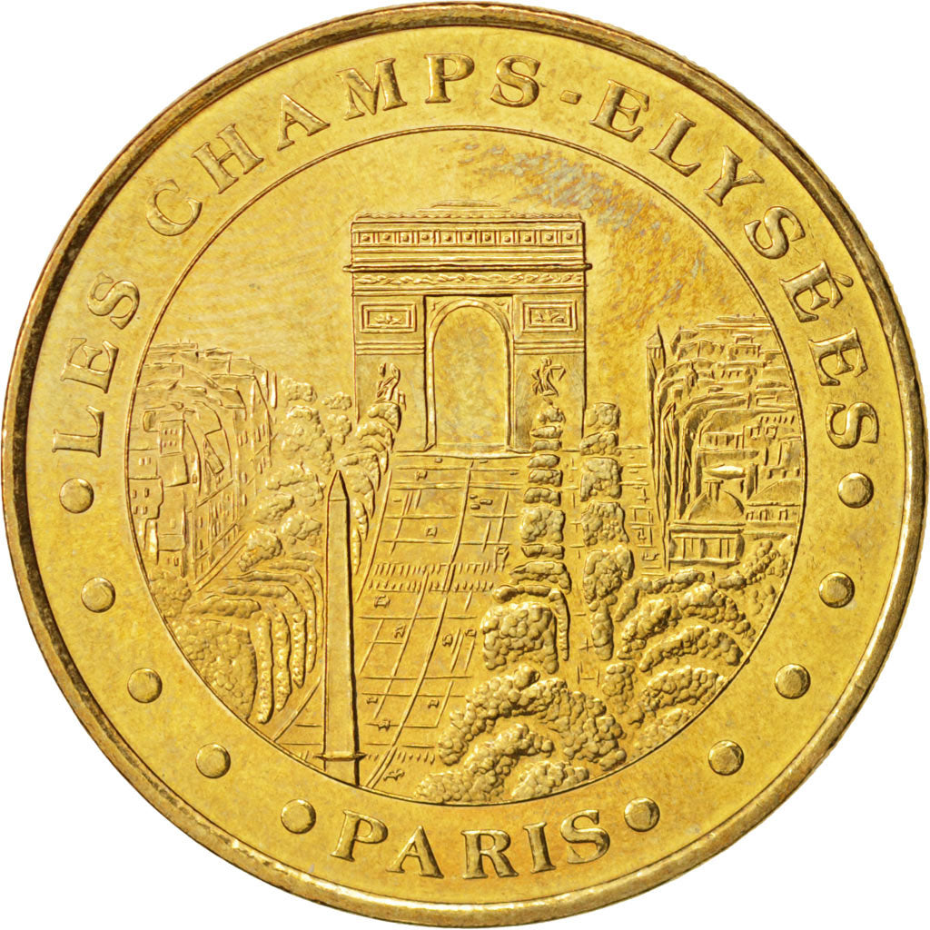 France, Touristic token, 75/ Paris - Champs-Elysées, 2007, Monnaie de Paris