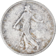 Monnaie, France, Semeuse, Franc, 1912, Paris, TB, Argent, Gadoury:467, KM:844.1