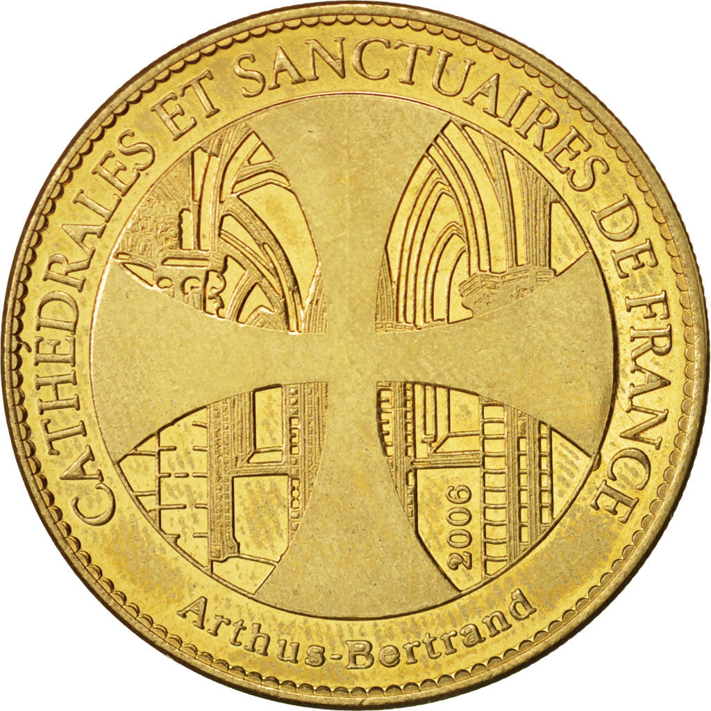 Francia, Token, Jetón turístico, 67/ Mont Sainte-Odile, Arts & Culture, 2006