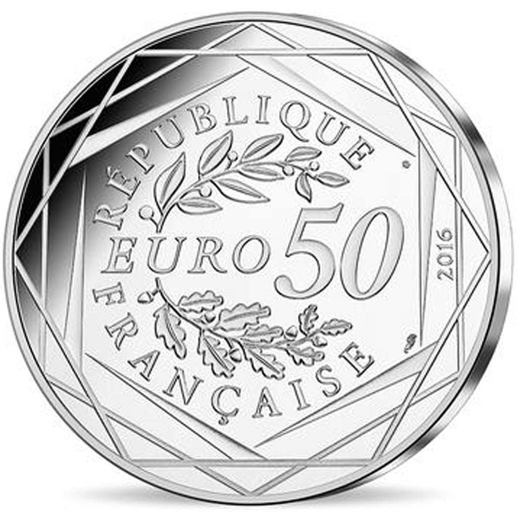 Coin, France, Monnaie de Paris, 50 Euro, Petit Prince, 2016, MS(65-70), Silver