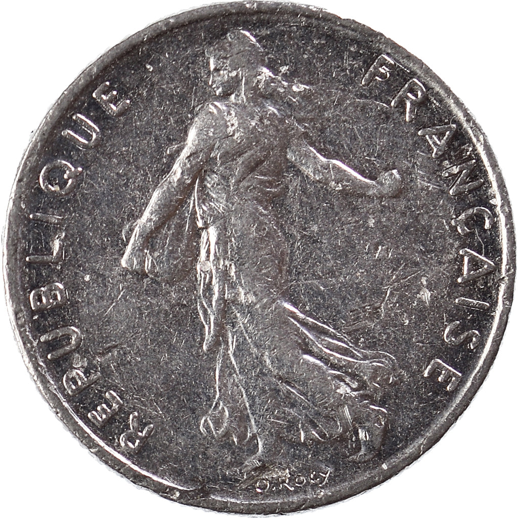 Moeda, França, 1/2 Franc, 1992