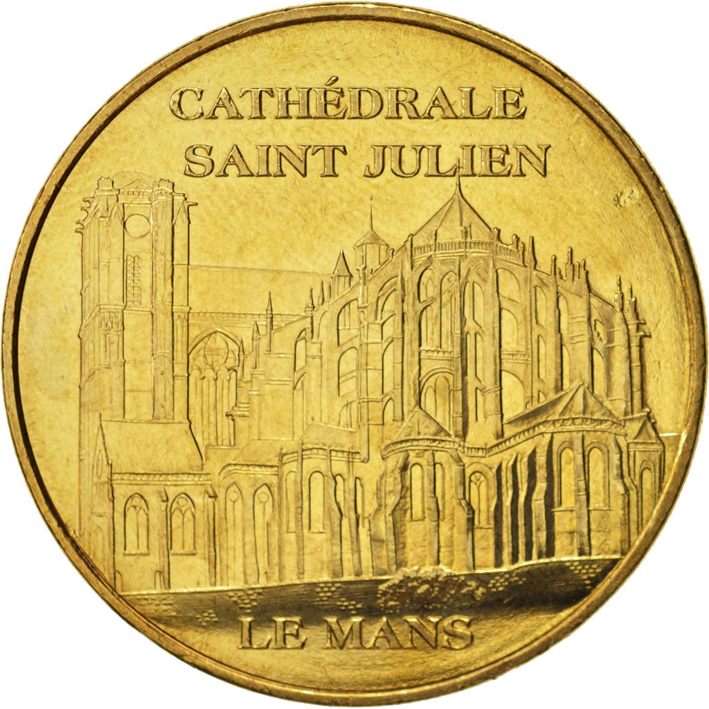 France, Token, Touristic token, 72/ Cathédrale Saint-Julien du Mans, Arts &