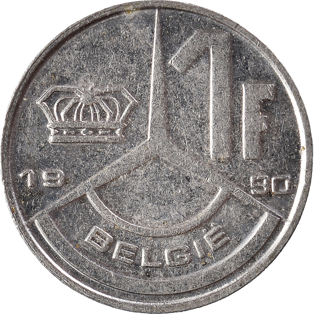 Munten, België, Franc, 1990, ZF, Nickel