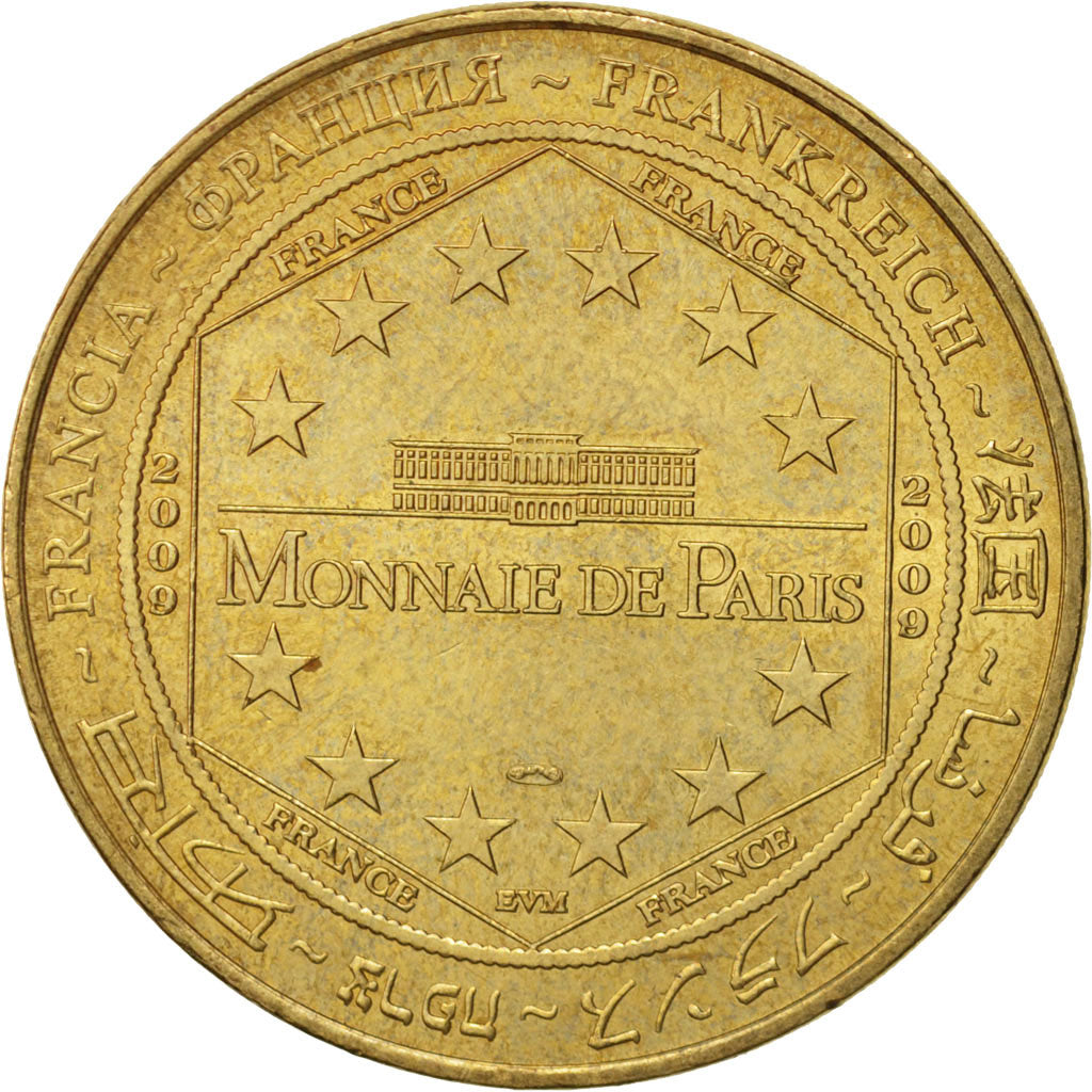 France, Jeton Touristique, 77/ Disneyland - Main Street, 2009, Monnaie de Paris