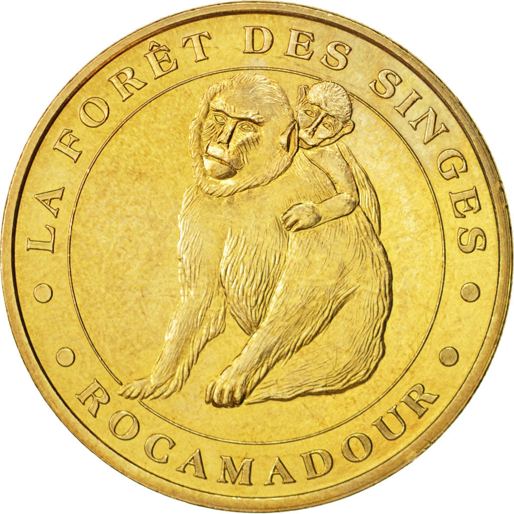 France, Token, Touristic token, 46/ Forêt des singes - Rocamadour, Arts &