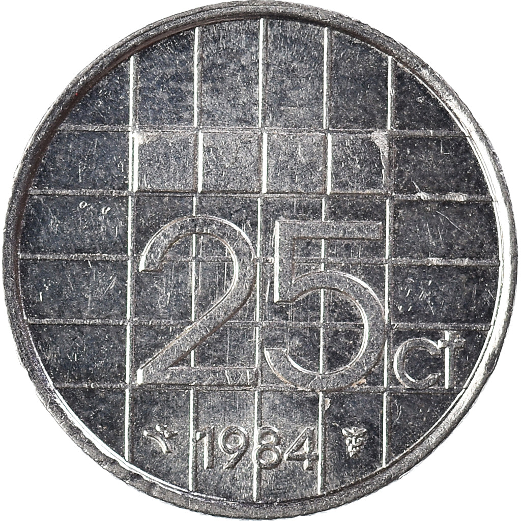Munten, Nederland, 25 Cents, 1984