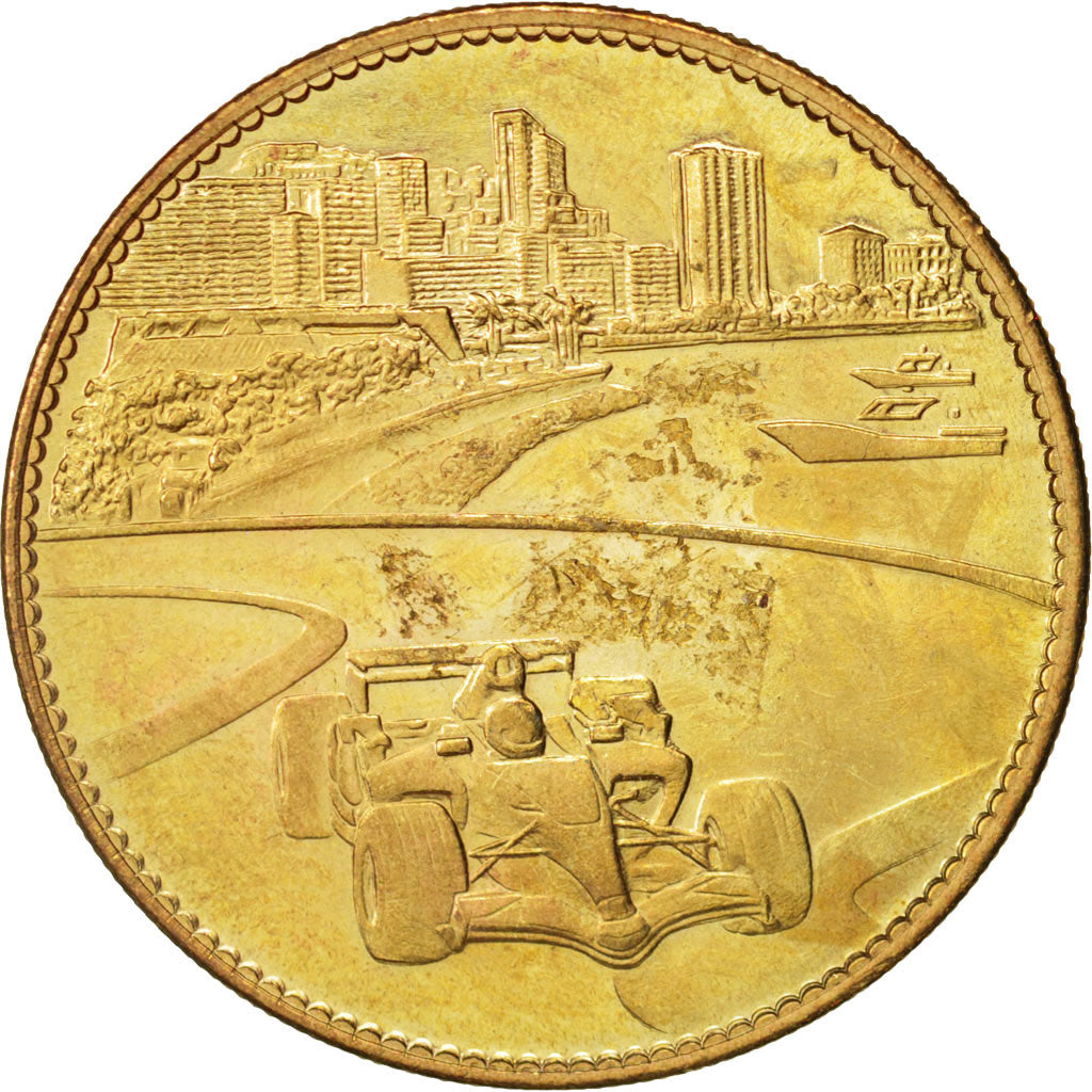 Francia, Token, Touristic token, 98/ Monaco - Le Rocher, Arts & Culture, 2009