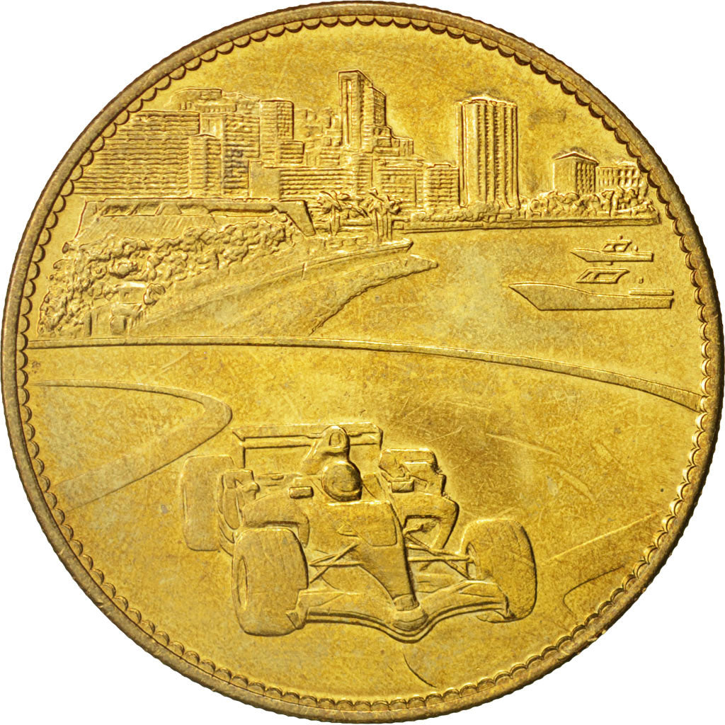 Frankreich, Touristic token, 98/ Monaco - Le Rocher, 2008, Arthus Bertrand