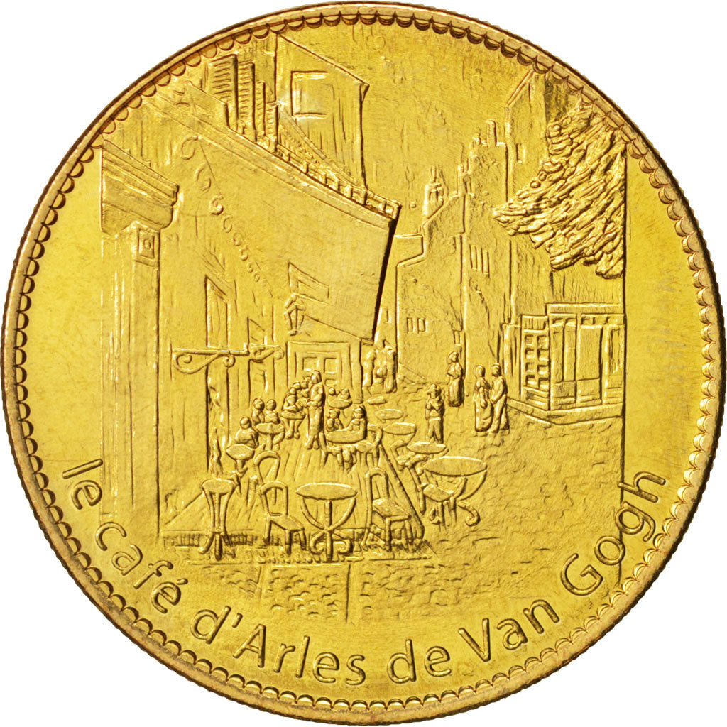 France, Jeton Touristique, 13/ Café d'Arles de Van Gogh, 2009, Arthus Bertrand