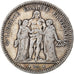 Coin, France, Hercule, 5 Francs, 1873, Bordeaux, VF(30-35), Silver, KM:820.2