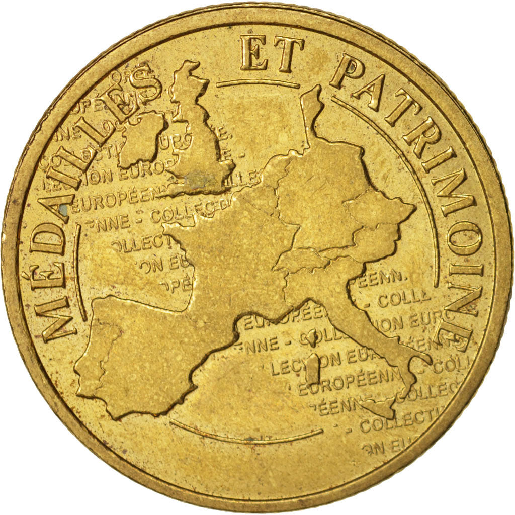 Francia, Token, Jetón turístico, La frégate Hermione, Rochefort, Arts &