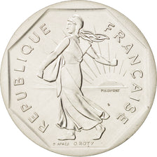 Coin, France, 2 Francs, 1990, Paris, MS(65-70), Silver, Gadoury:123.P2
