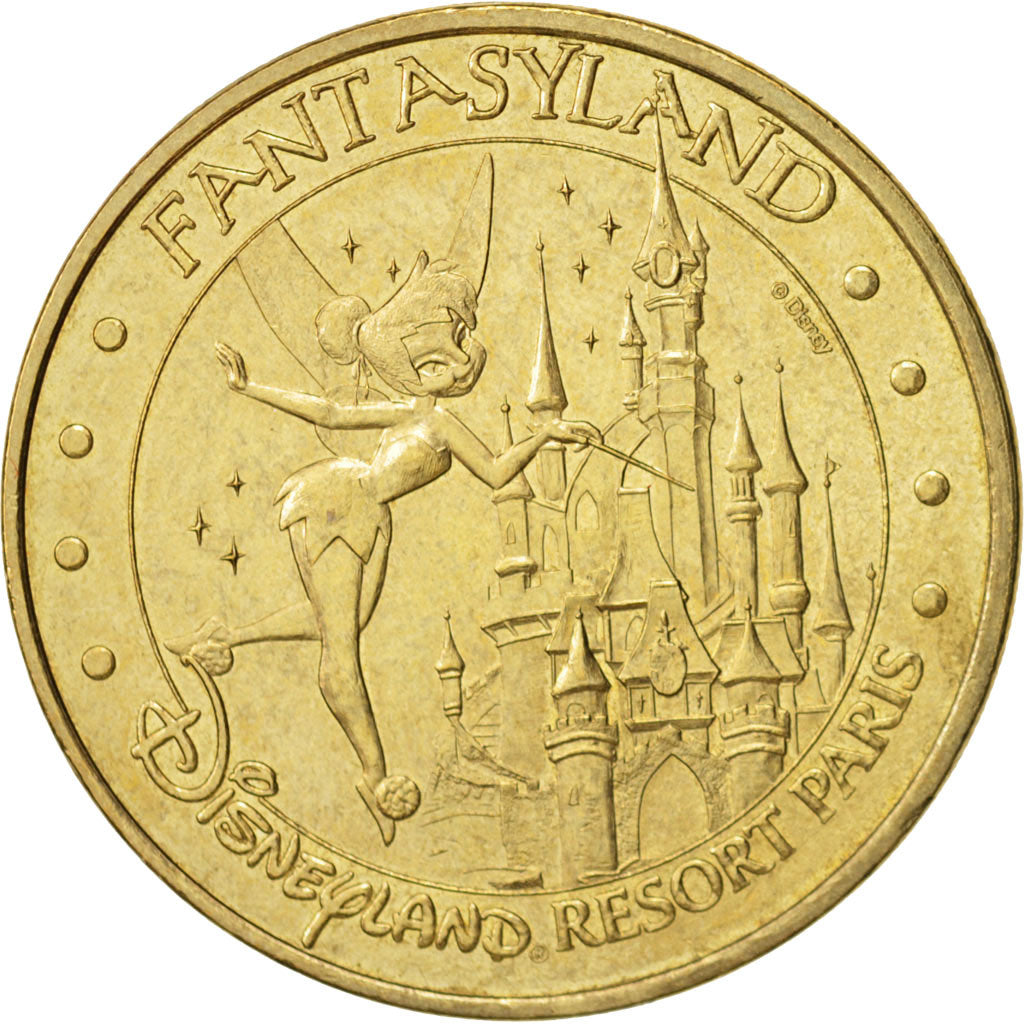 Francia, Token, Touristic token, 77/ Disneyland - Fantasyland, Arts & Culture...