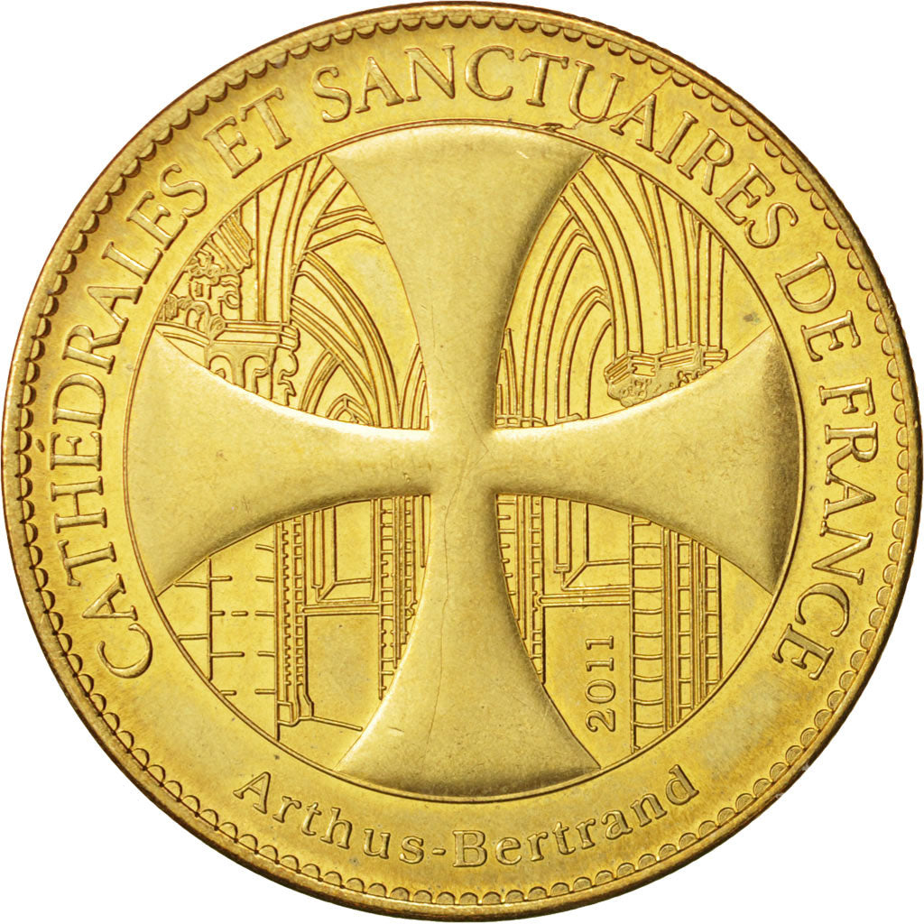 Francia, Token, Touristic token, 51/ Cathédrale Notre-Dame - Reims, Arts & C...