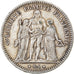 Coin, France, Hercule, 5 Francs, 1876, Bordeaux, VF(20-25), Silver, KM:820.2