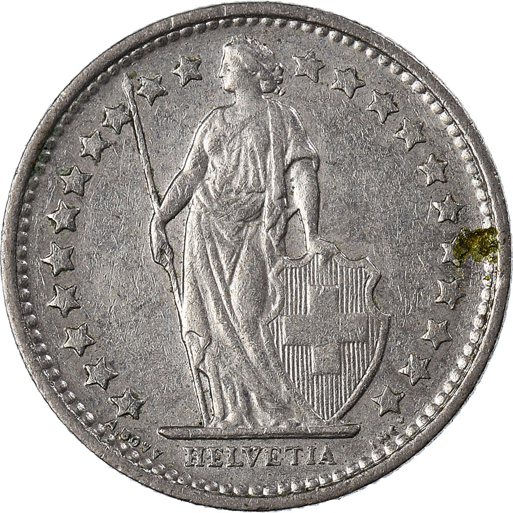 Monnaie, Suisse, 1/2 Franc, 1974