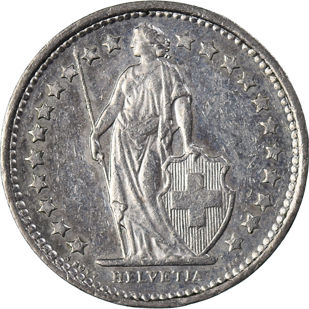 Moneda, Suiza, 1/2 Franc, 1976