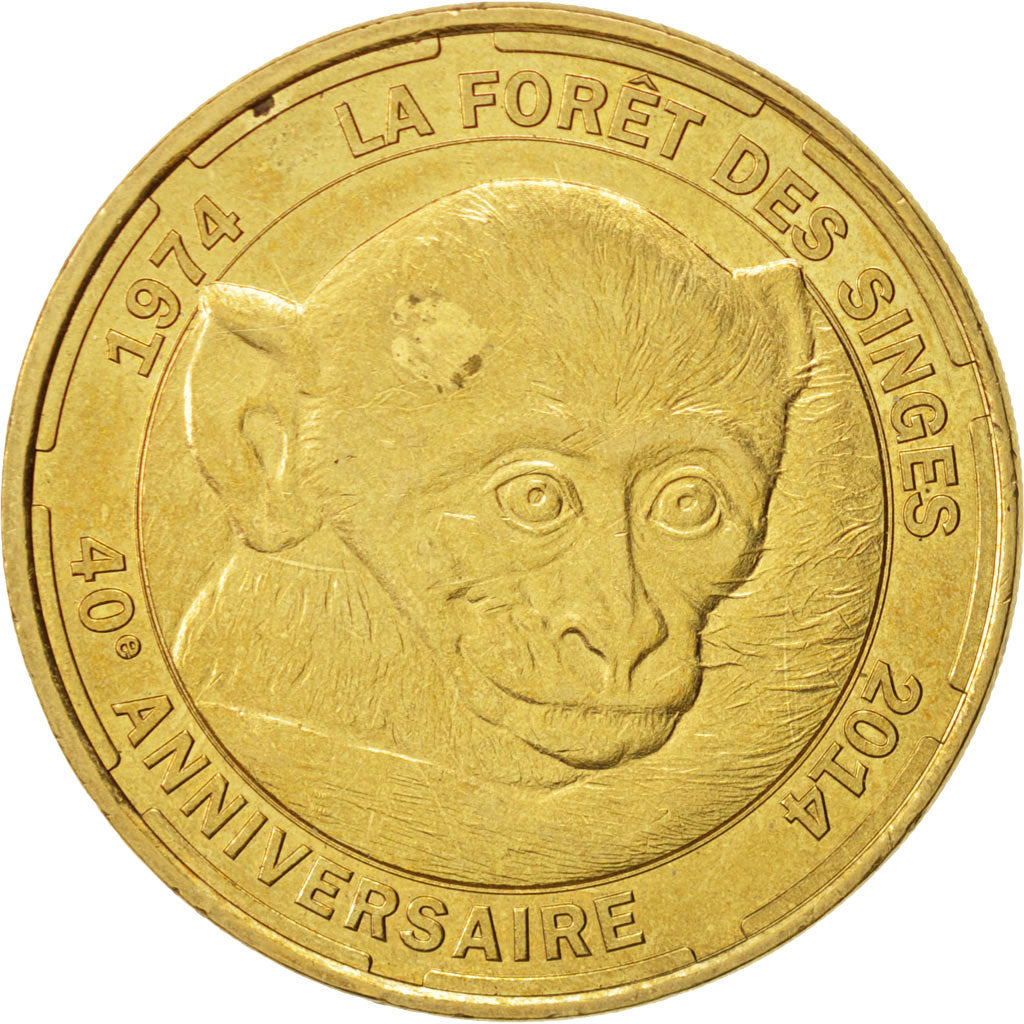 Francia, Token, Touristic token, 46/ Forêt des singes - Rocamadour, Arts &