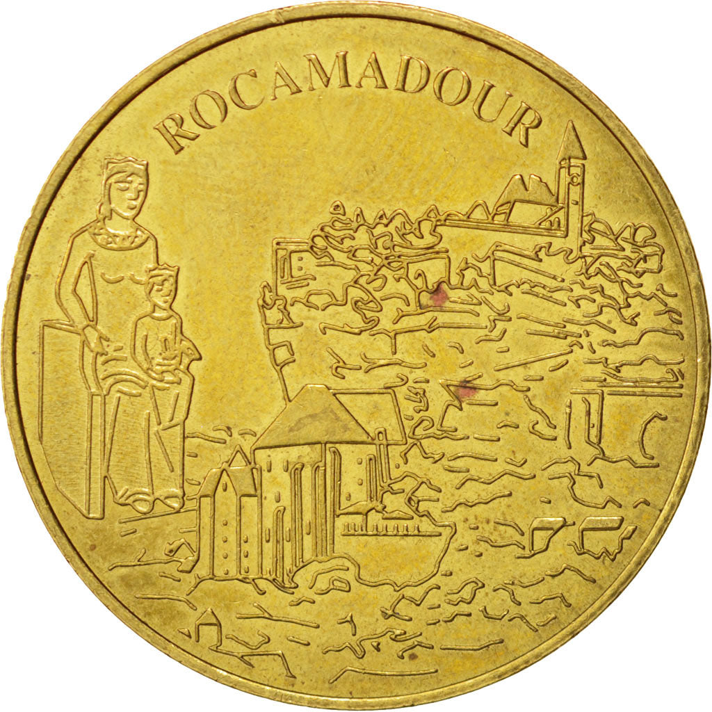 France, Touristic token, 46/ Rocamadour - Cité sacrée, La France en Médailles