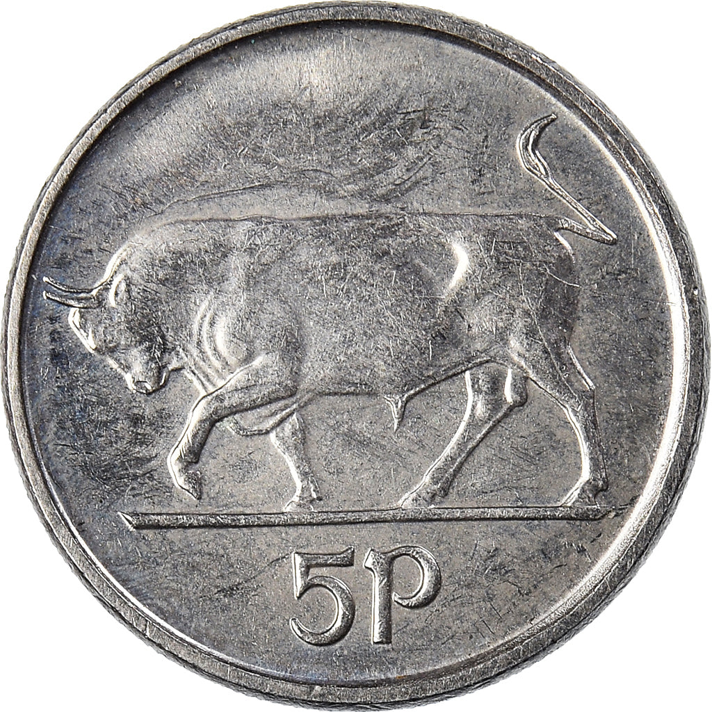 Moneta, REPUBLIKA IRLANDII, 5 Pence, 1993