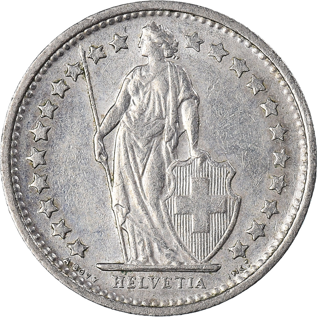Moneta, Svizzera, 1/2 Franc, 1971