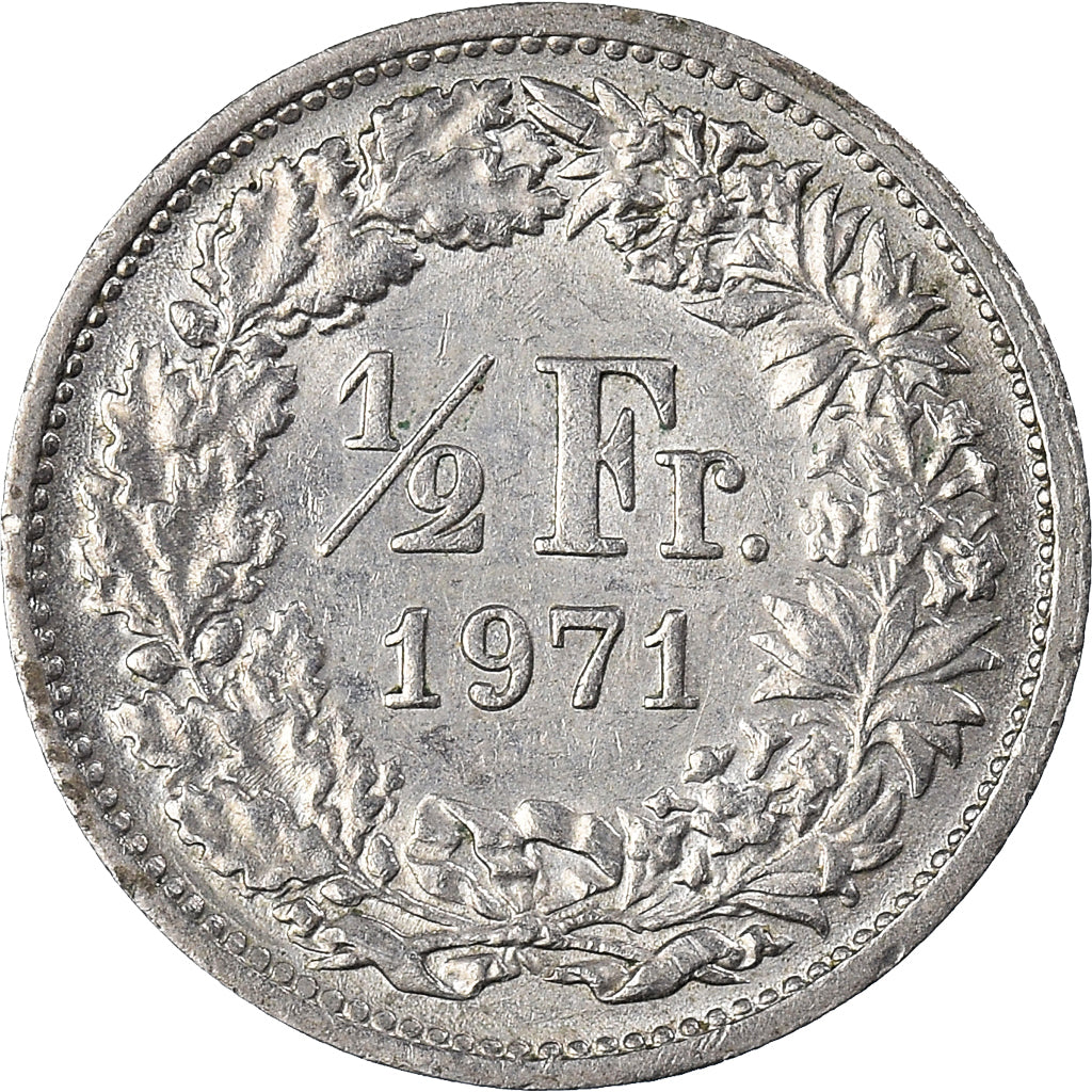 Moneta, Svizzera, 1/2 Franc, 1971