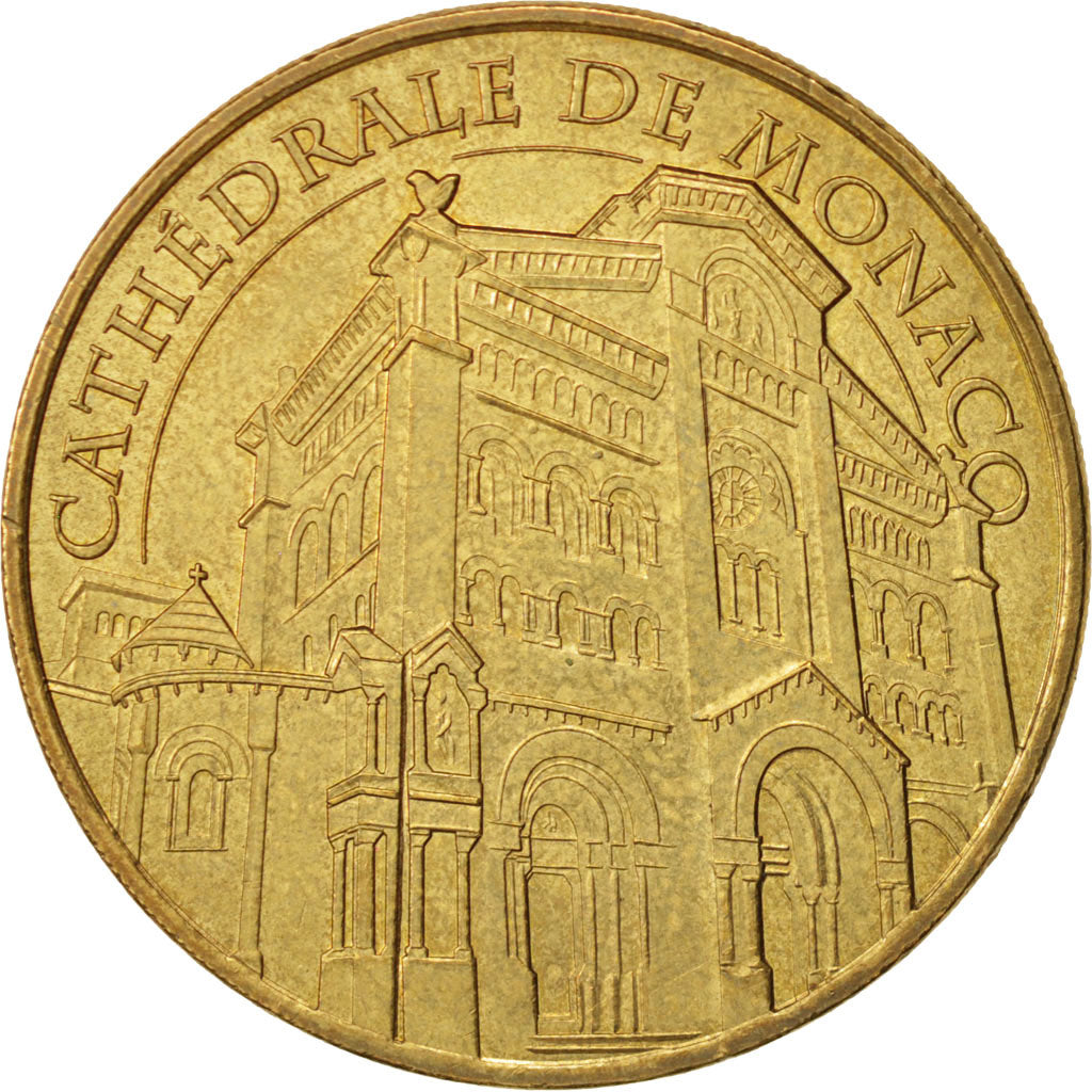 France, Token, Touristic token, 98/ Cathédrale de Monaco, Arts & Culture, 2012