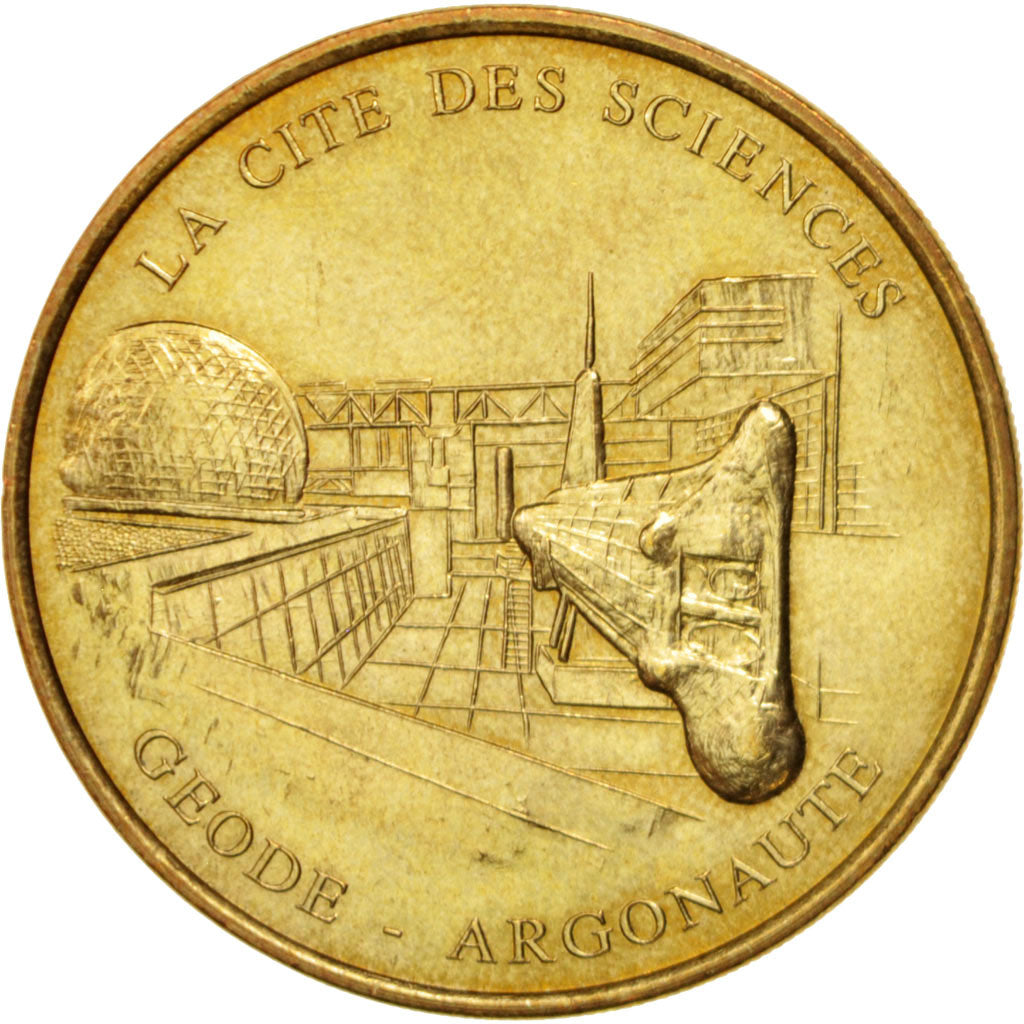 Francia, Token, Touristic token, 75/ La Géode-Argonaute, Arts & Culture, 200...