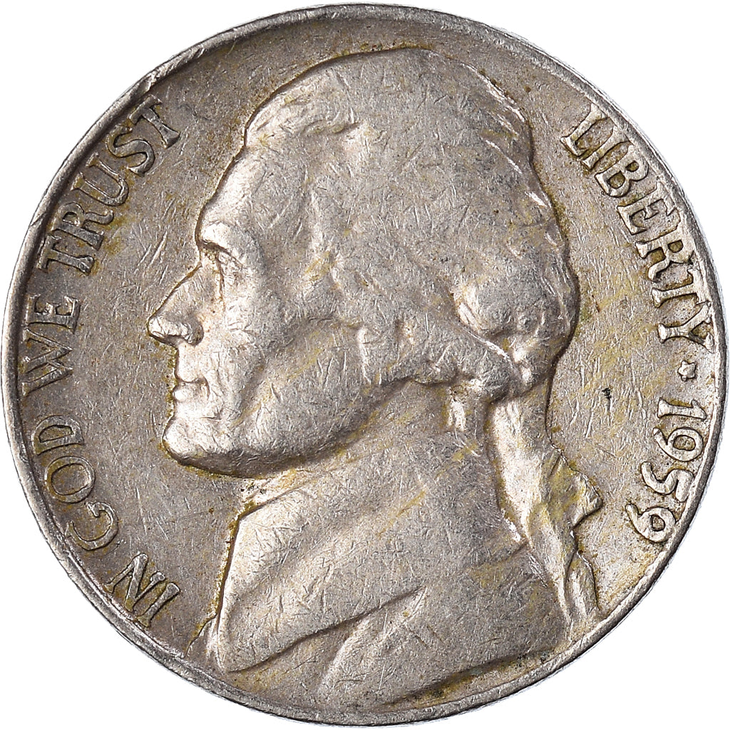 Moneta, USA, 5 Cents, 1959