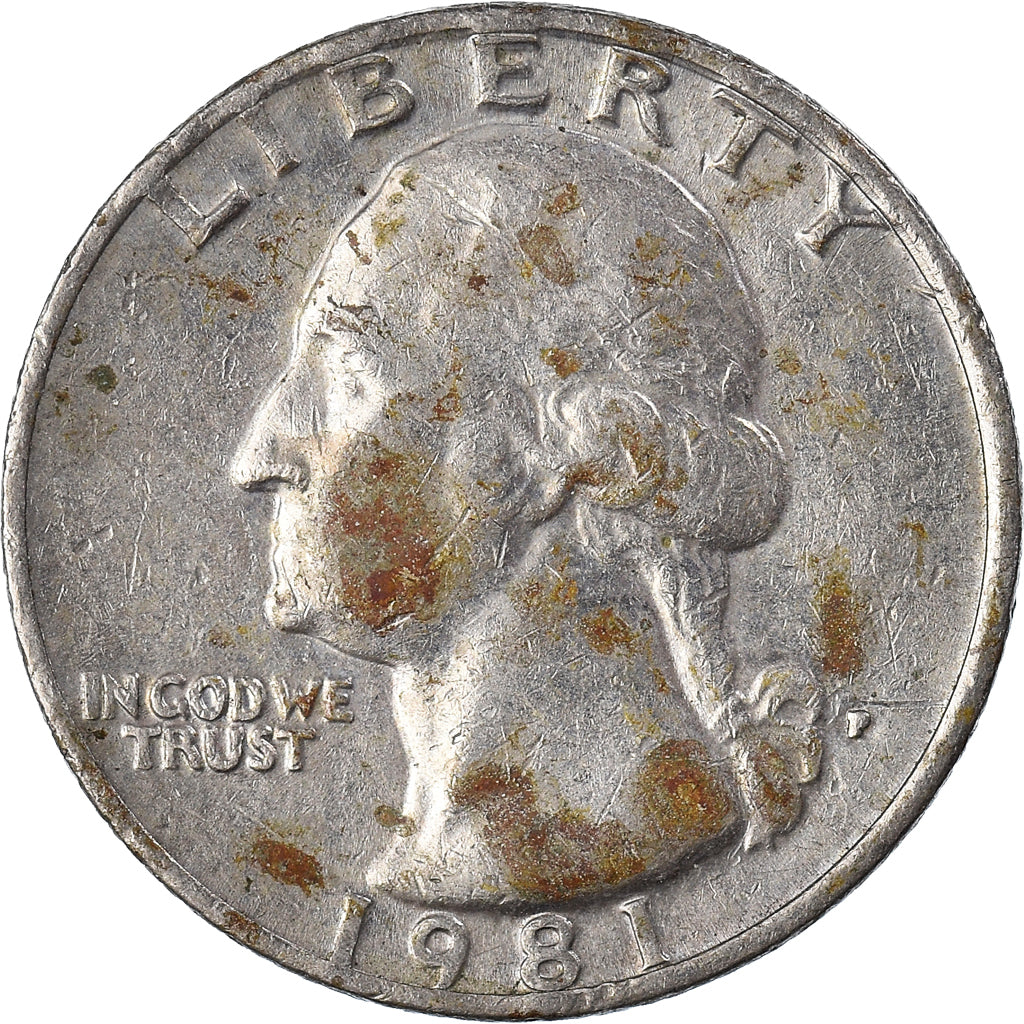 Coin, United States, Quarter, 1981