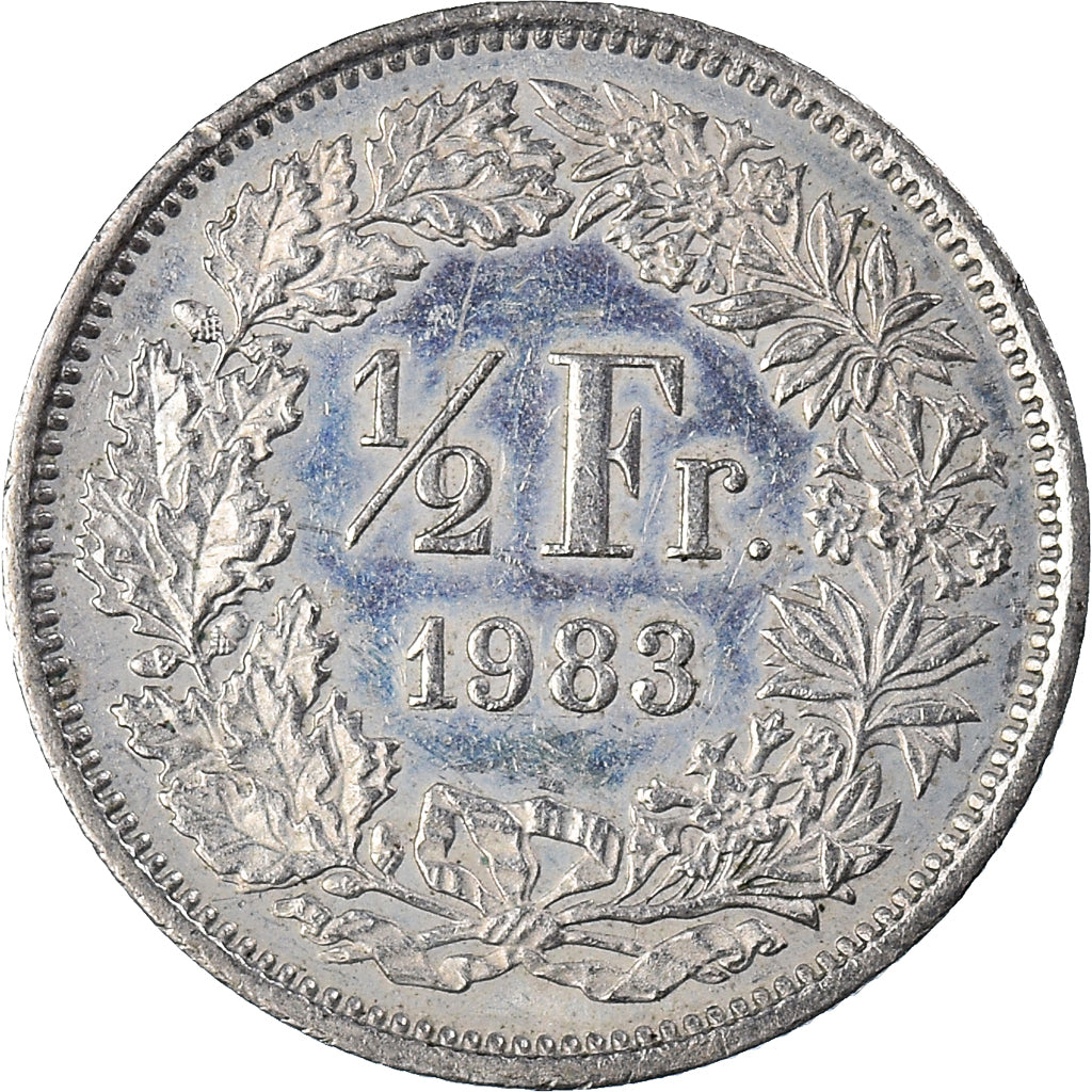 Moneta, Svizzera, 1/2 Franc, 1983