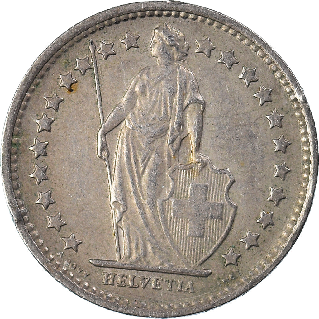 Monnaie, Suisse, 1/2 Franc, 1969