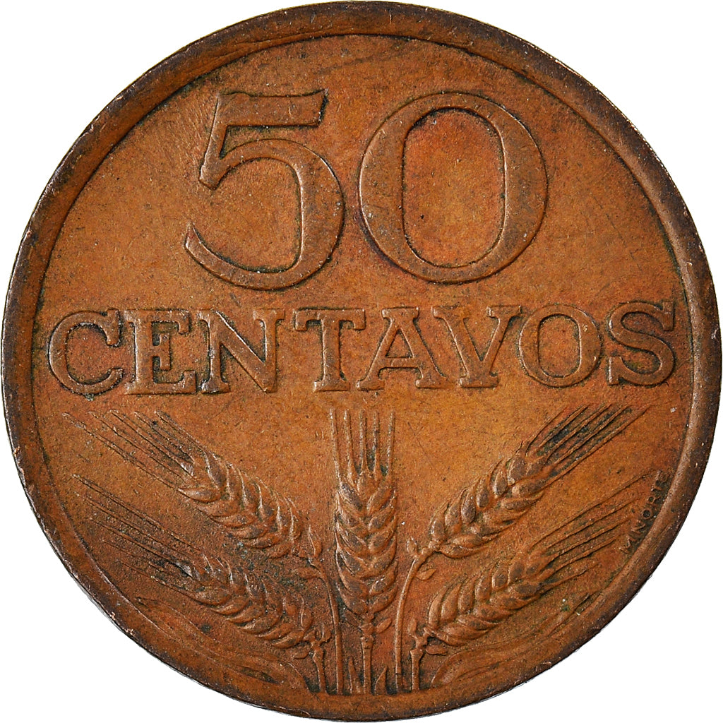Munten, Portugal, 50 Centavos, 1973