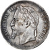 Moneta, Francia, Napoleon III, 5 Francs, 1867, Paris, MB+, Argento, KM:799.1