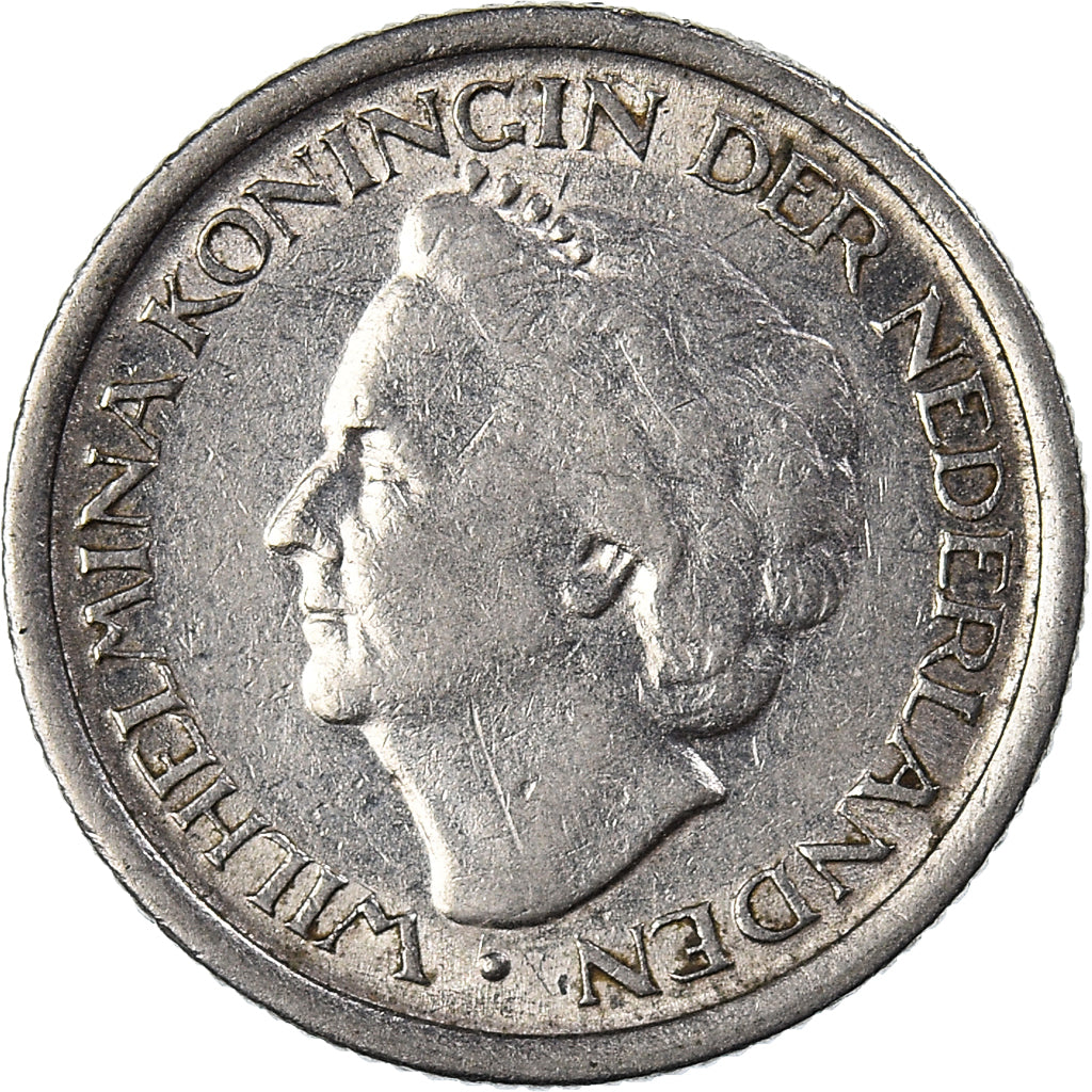 Munten, Nederland, 25 Cents, 1948