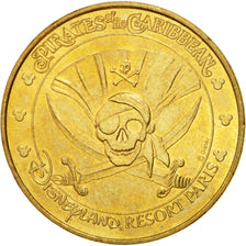 Francia, Token, Touristic token, 77/ Disneyland - Pirates des Caraïbes, Arts...