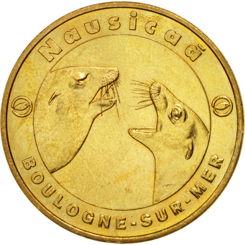 Francia, Token, Touristic token, 62/ Nausicaà - Lions de Mer - Boulogne, Art...