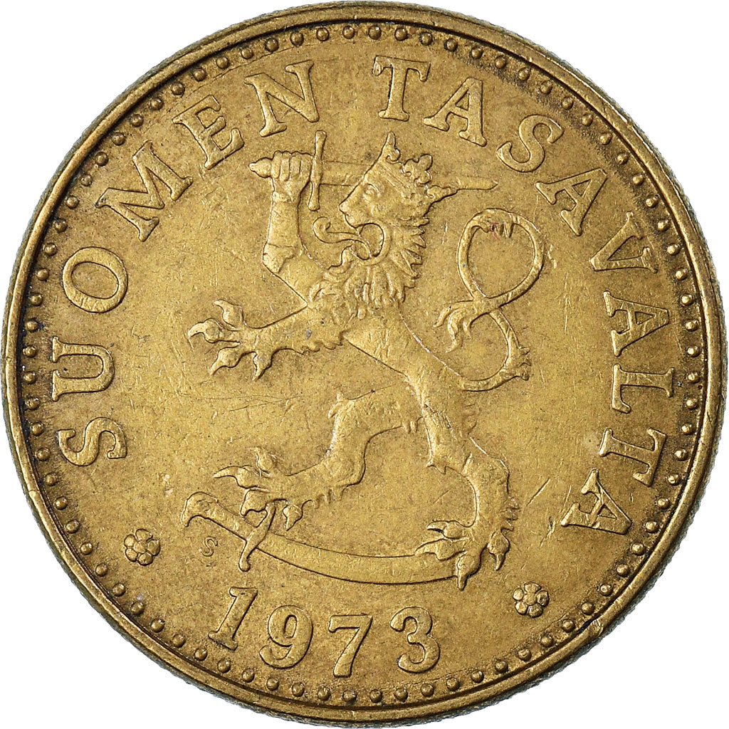 Moeda, Finlândia, 20 Pennia, 1973
