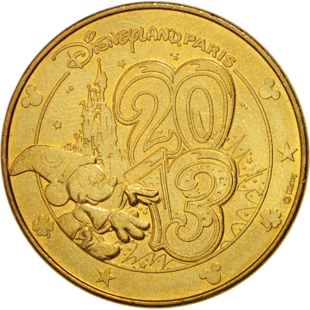 France, Touristic token, 77/ Disneyland Paris, 2013, Monnaie de Paris