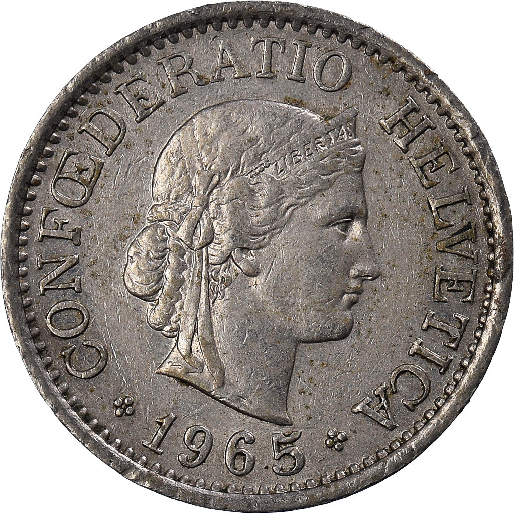Coin, Switzerland, 10 Rappen, 1965